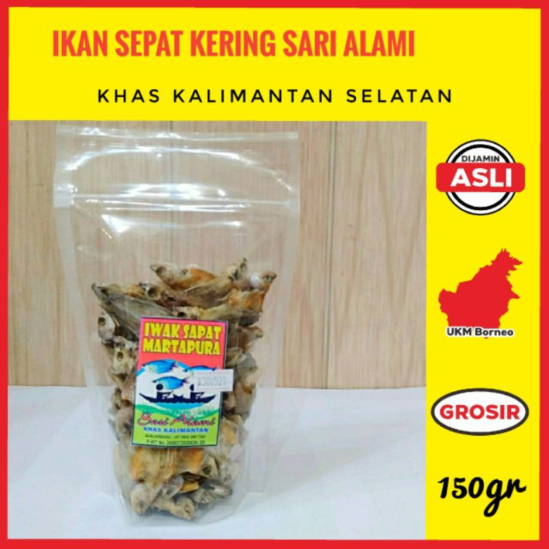 

Ikan Kering Sepat Sapat Sari Alami Oleh Oleh Banjarmasin Kalimantan