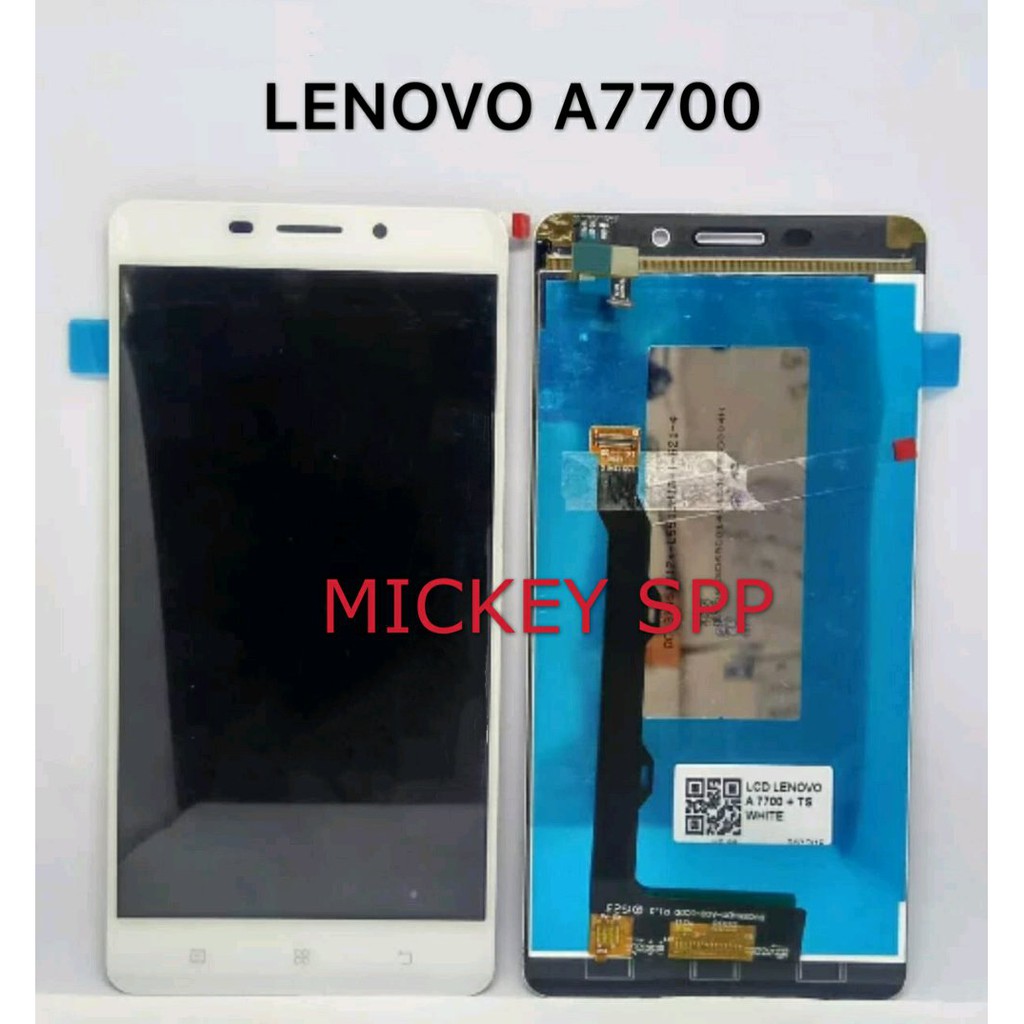 LCD LENOVO A7700 SAMA TOUCHSREEN PUTIH ORI A5860