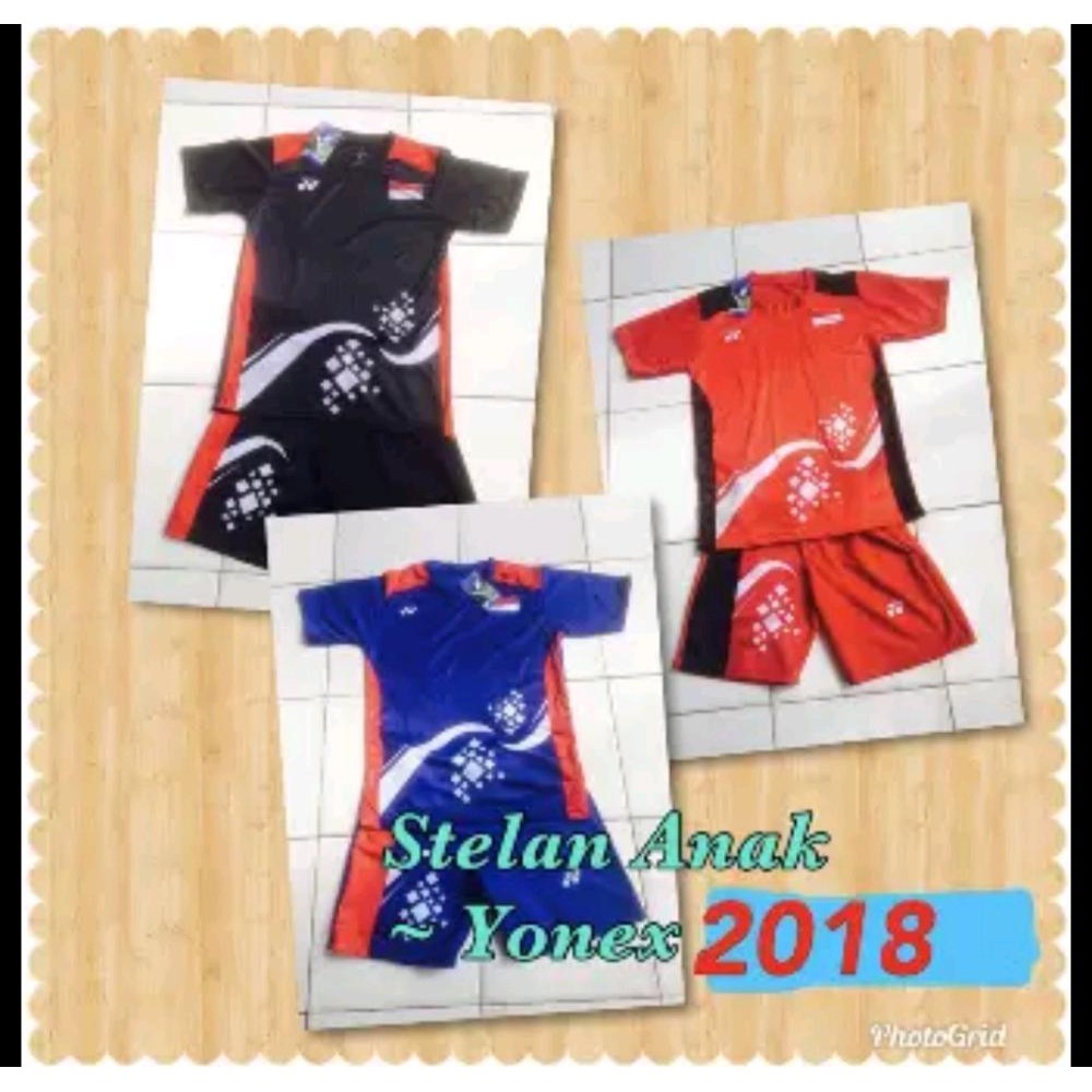Kaos Baju Badminton Bulutangkis Yonex Winner 2018 Junior Setelan