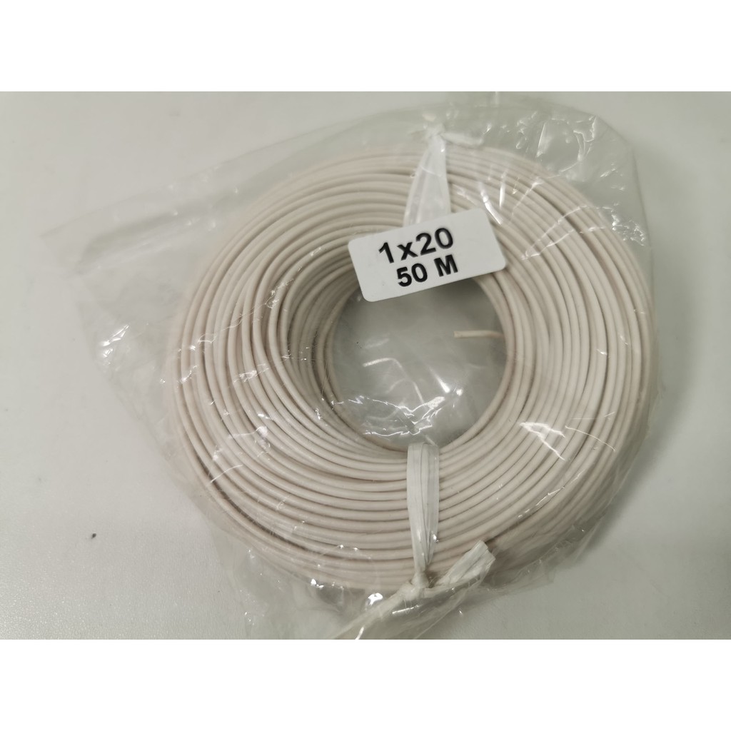 Kabel listrik Tunggal Serabut 1 x 20 panjang 50 mtr per roll