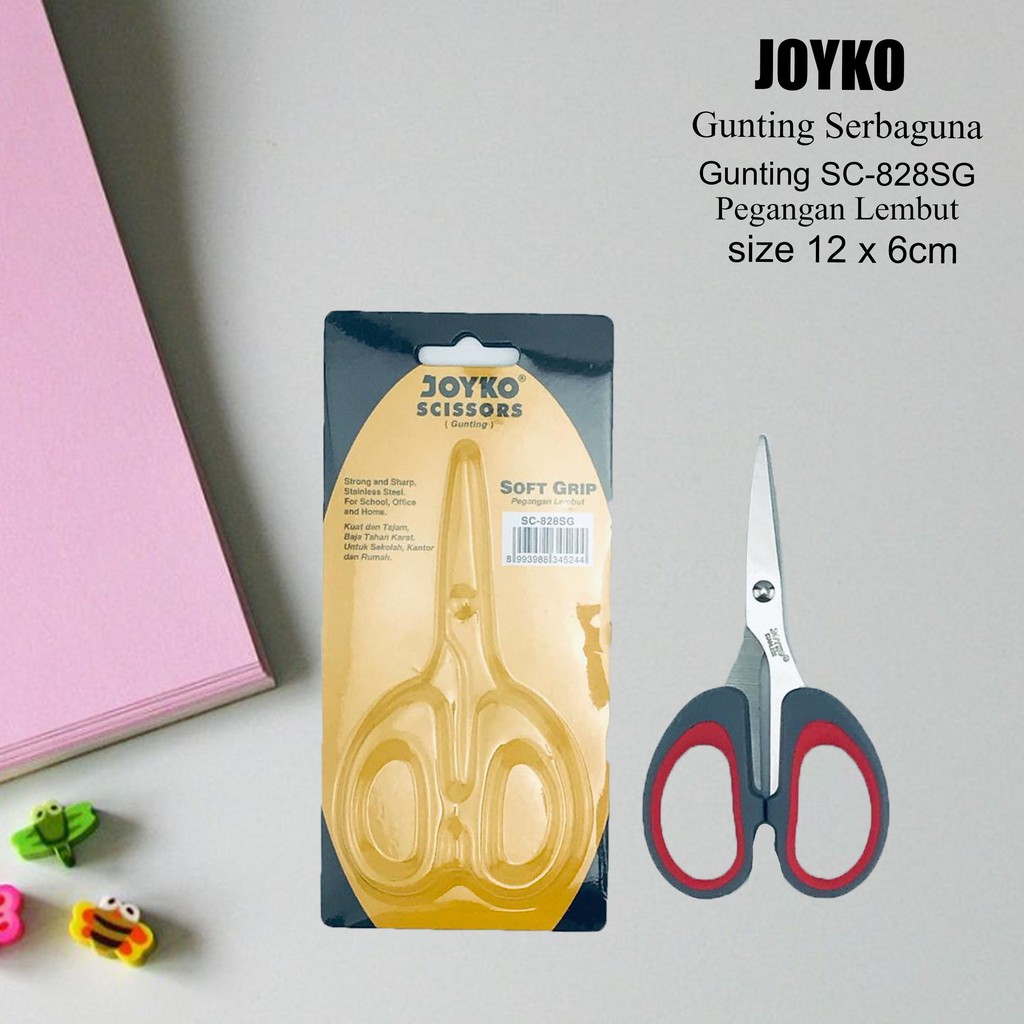 Gunting * Scissors * SC-828SG * Lembut * Joyko