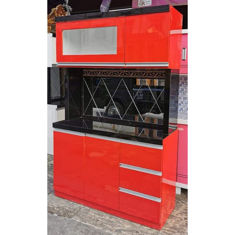 Rak sayur 3 pintu HPL