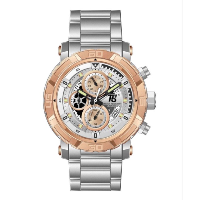 Jam Tangan Pria T5 H3814 chronograph tahan air 0riginal