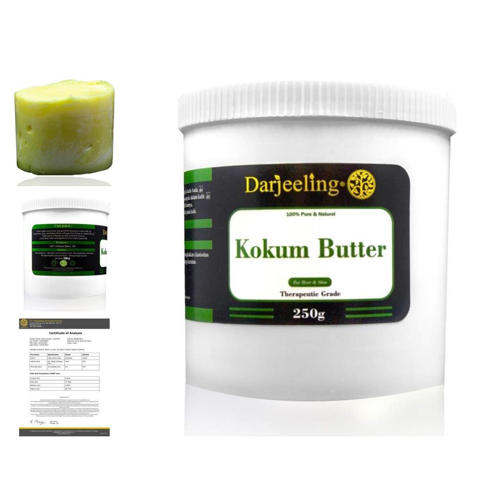 250g kokum butter unrefined raw lemak kokum