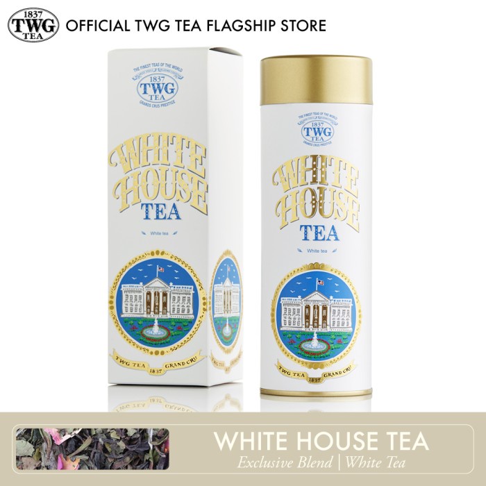 

(BISA COD) TWG Tea ǀ White House Tea, Haute Couture Tea Tin, 50g