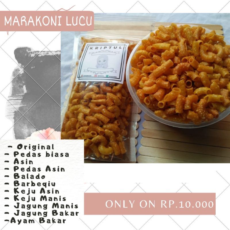 

SNACK PRAKTIS. KRIPTUL "Makaroni Lucu