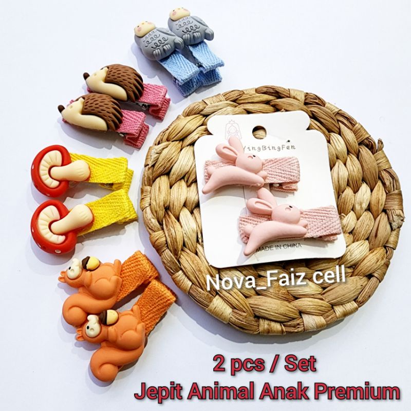 Jepit Rambut Anak Animal Premium Jepitan Anak-Anak