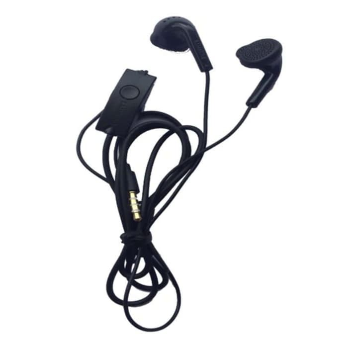 C_   headset handfree earphone original samsung j1 ace original 100% - Hitam