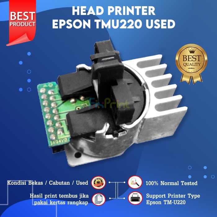 Head Printer Epson TMU220D TMU220 Used, Printhead Epsn TM-U220D Bekas