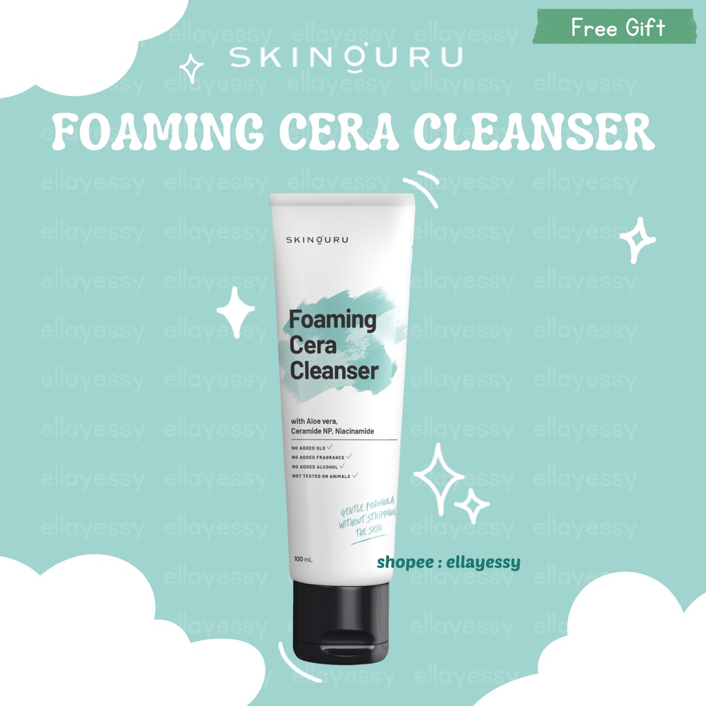 SKINOURU FOAMING CERA CLEANSER - FACEWASH SABUN CUCI MUKA