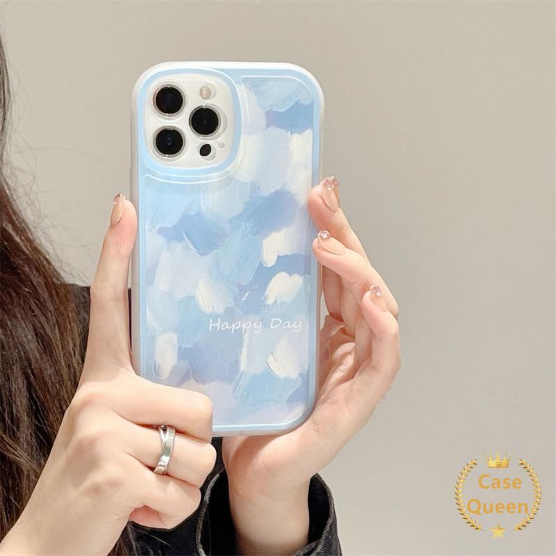 Soft Case Desain Lukisan Tinta Biru Artistik Untuk OPPO A57 2022 A76 A96 A54 A16 A95 A16K A52 A16E A15 A5S A74 A1K A92 A36 A72 Reno 7Z A12 4F A51 A15 A5S A15 A5S A15 A15 A12 A3S A33333333 A5 A33 A53