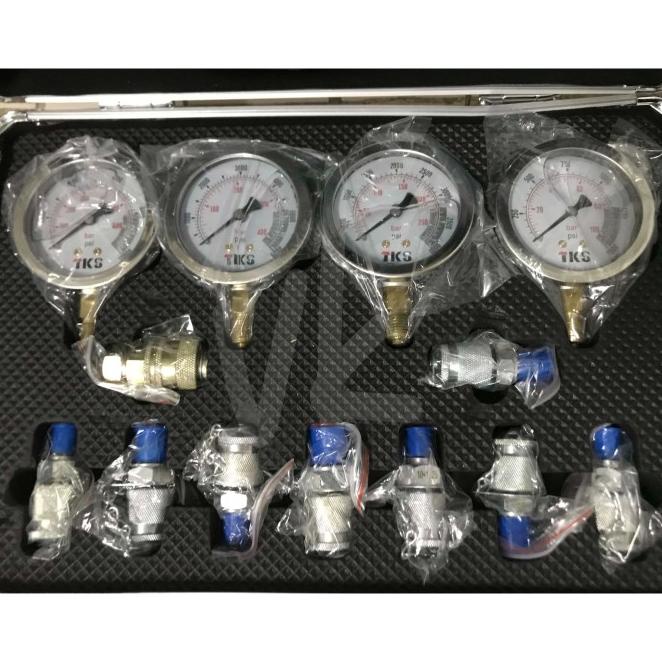 Pressure Gauge 4 Mata - Hydraulic Pressure Gauge