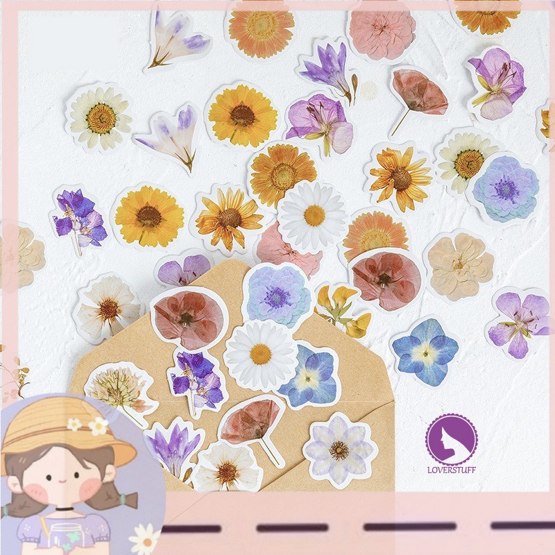 

PROMOSTICKER DECO FLOWERS BUNGA LUCU STICKER SCRAPBOOK DIARY JOURNAL BUJO LOVERSTUFF st.001