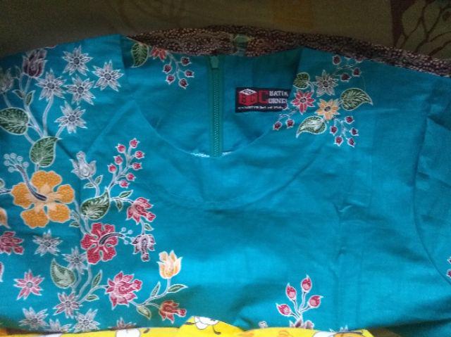 Atasan Batik Wanita Jumbo Tsania Top Bigsize