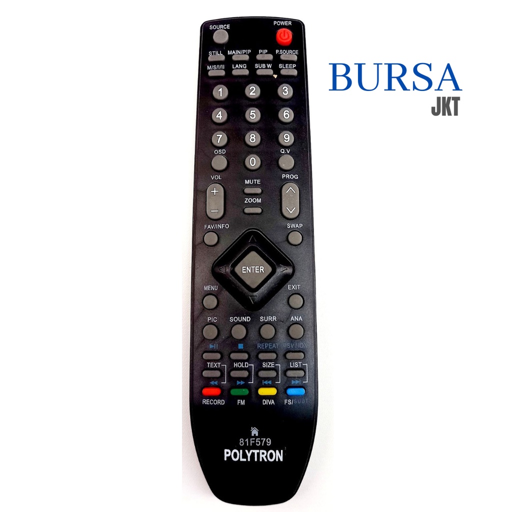 REMOTE TV POLYTRON DIGITAL CINEMAX SMART TV DIVA SLIM MULTIFUNGSI