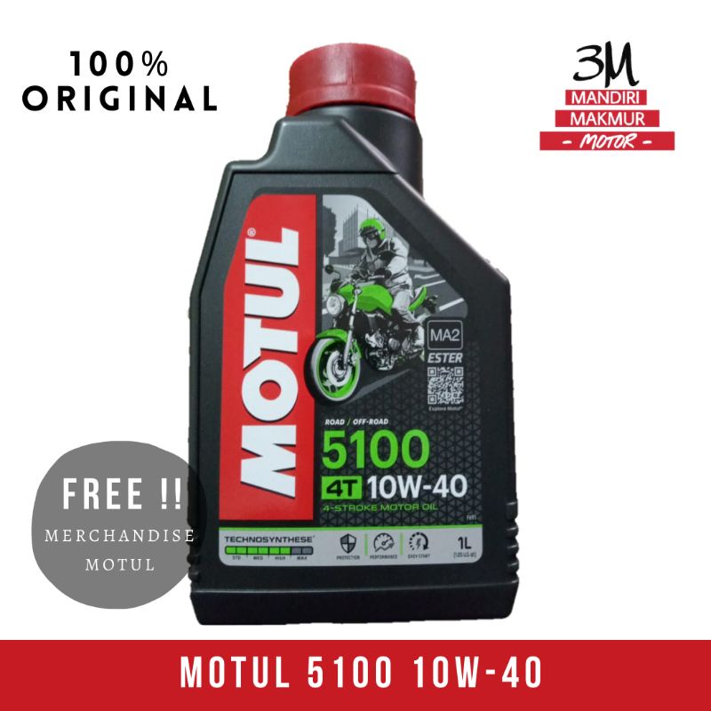 OLI MOTOR MOTUL 5100 4T SAE 10W-40 / OLI MOTUL