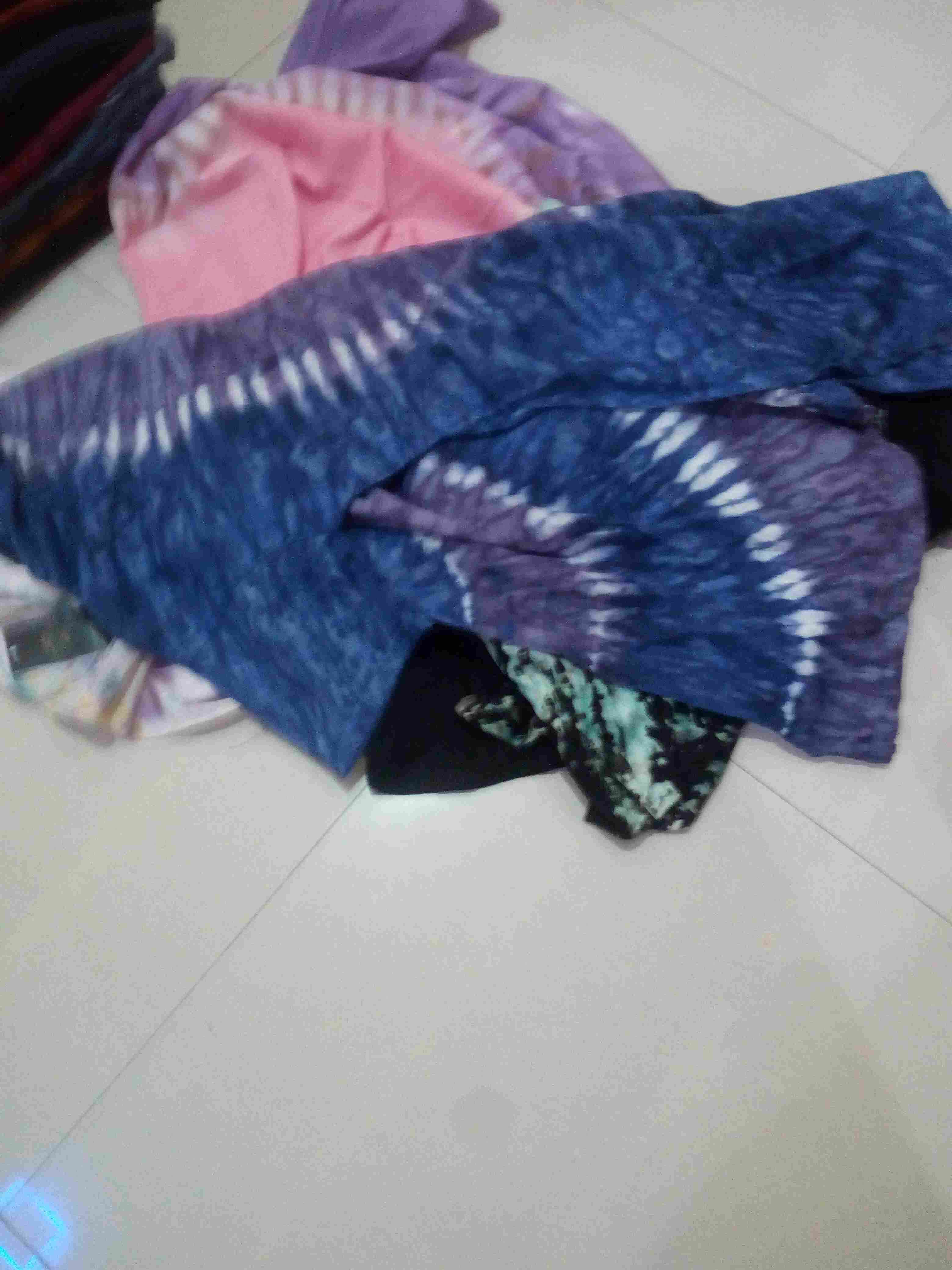 (cod) Gamis Black Tiedie Teratai / Long Dress Batik Busui