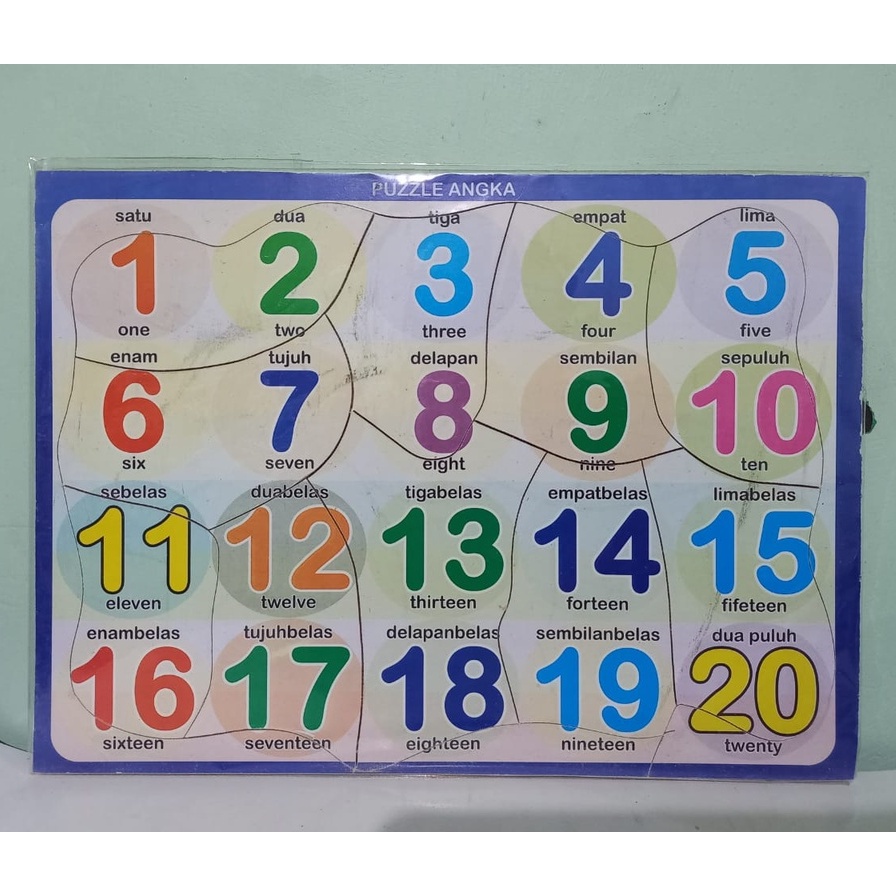 Puzzle Kayu MDF Buah Sayur Kendaraan Hewan Huruf Angka Hijaiyah Jigsaw Bongkar Pasang Murah - Bahan MDF