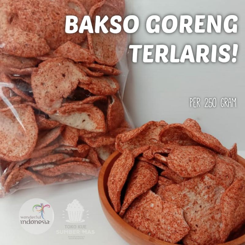 BAKSO GORENG / BASRENG 250 GR / basreng pedas / basreng kiloan