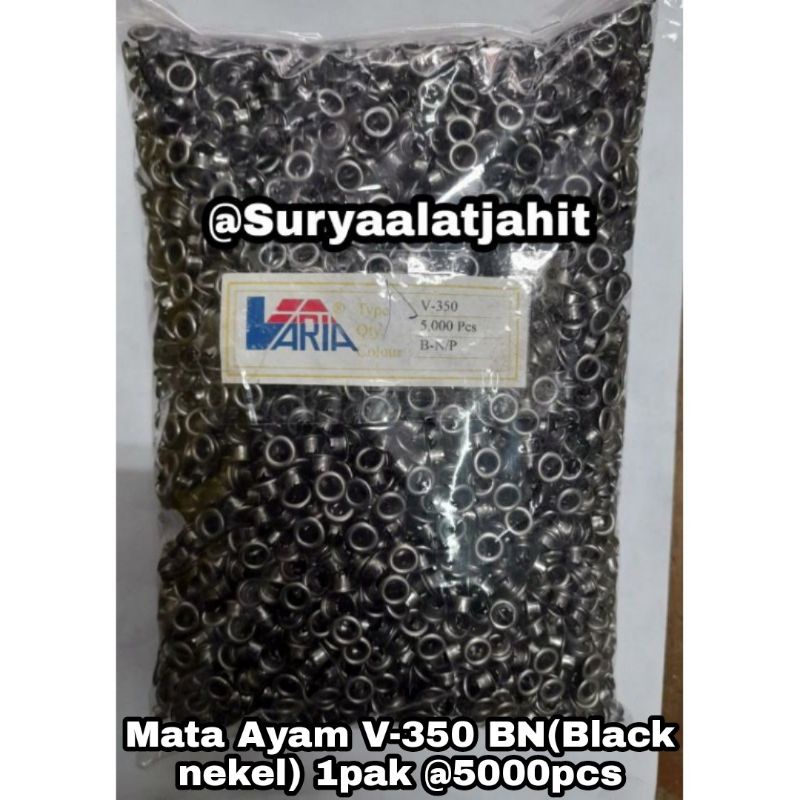 Mata Ayam V-350 BN (Black nekel) @1pak =rp.93.500/+/-5000pcs