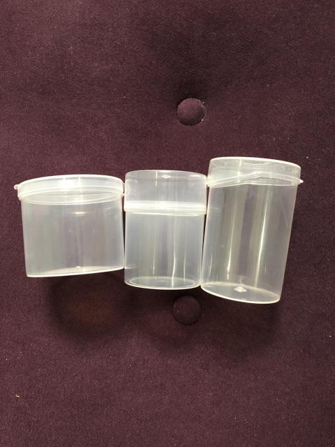 [bayar Di Tempat][bluelans]kotak Plastik Kosong Bentuk Labu Bulat Untuk Spons / Puff Bubuk