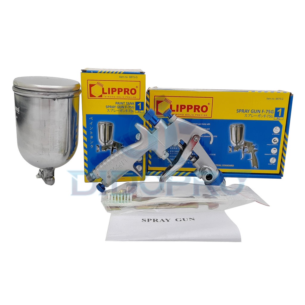 GROSIR LIPPRO SPRAY GUN TABUNG ATAS SPRAYGUN TABUNG ATAS F75G F75 G