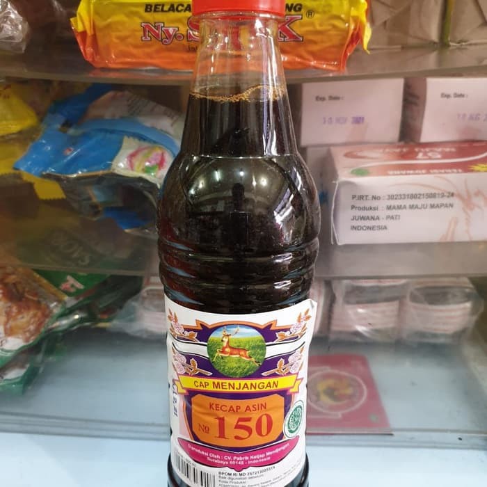 

Kecap asin cap Menjangan no 150 600ml Halal