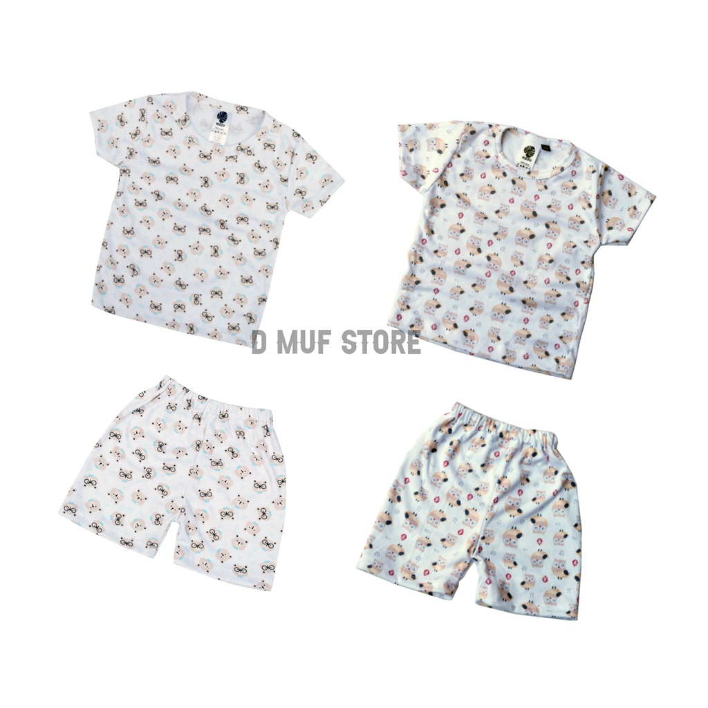 Kizzu Kaos Setelan Bayi Premium Usia 6 Bulan- 2 Tahun - dmufstore