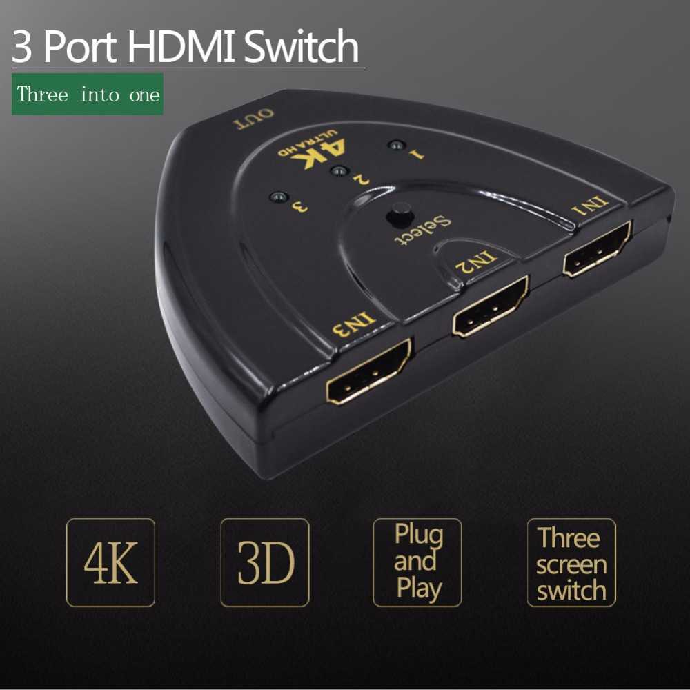 Kabel HDMI Switch 3 Port 4Kx2K 3D