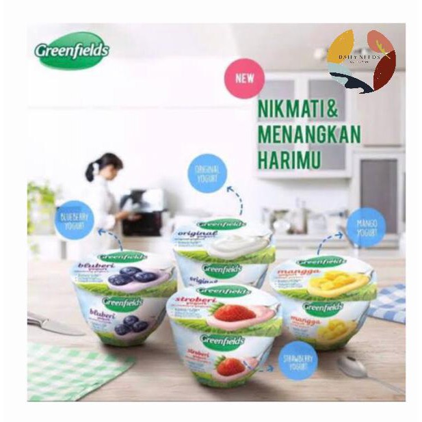 

Yoghurt Greenfields / Yogurt 125 ml Satuan / Eceran