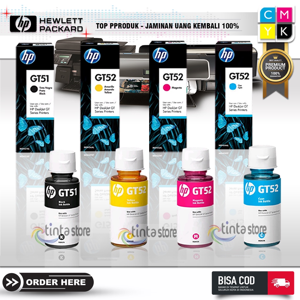 Tinta printer HP GT-51 GT-52 ink 115 310 315 410Tinta printer HP GT-51 GT-52 ink 115 310 315 410