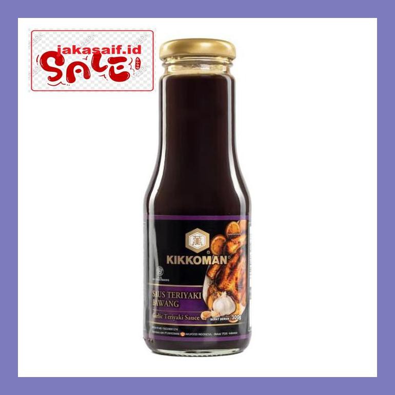 

504Sbu Kikkoman Garlic Teriyaki Sauce Halal Botol 300 Gr Bud0Mb