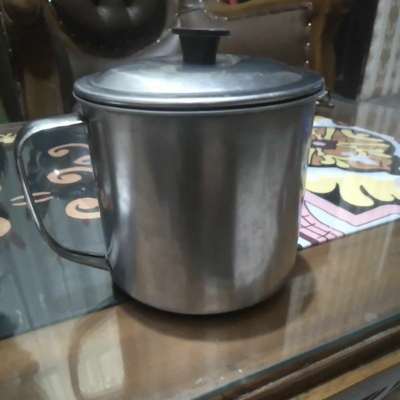 mug stenlis 12 cm tebal