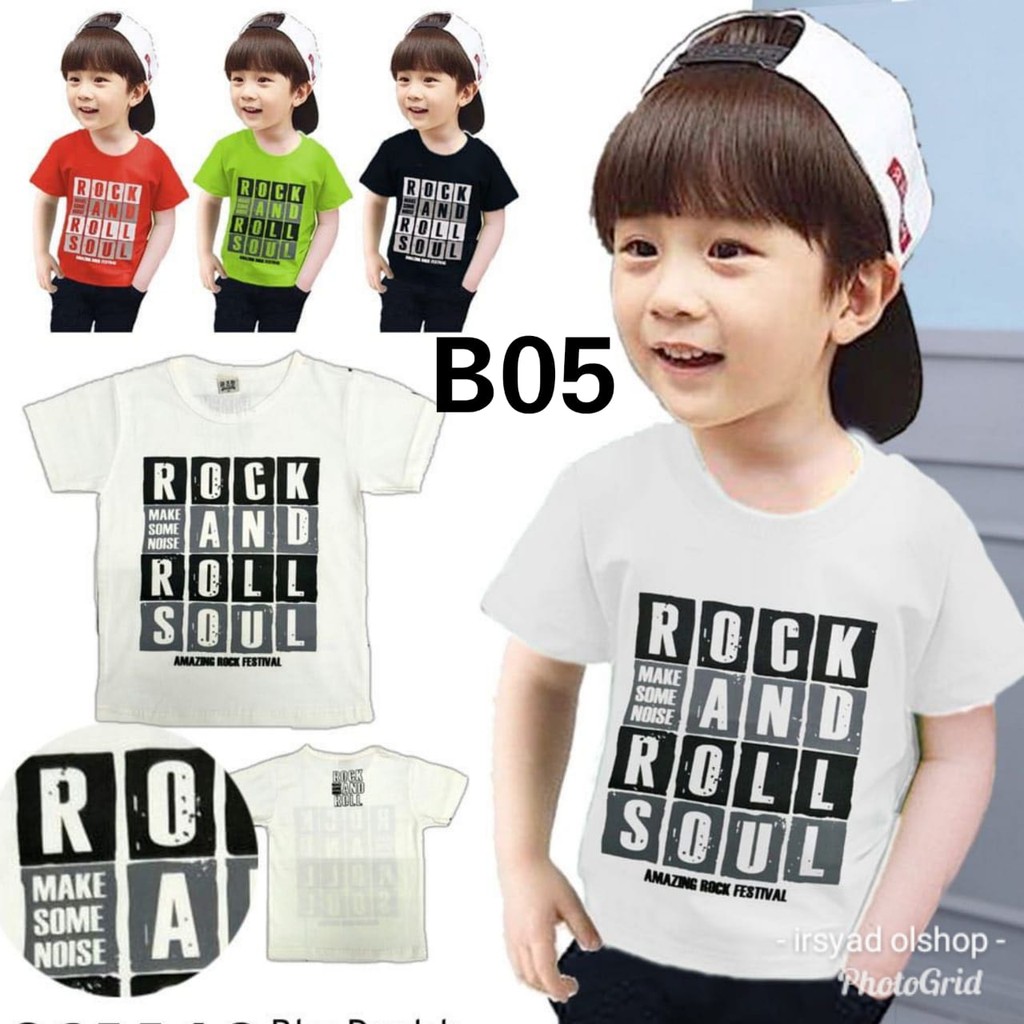  KAOS  ANAK  IMPORT  COWOK MERK  ANBEIHU ORIGINAL MURAH LIMITED 