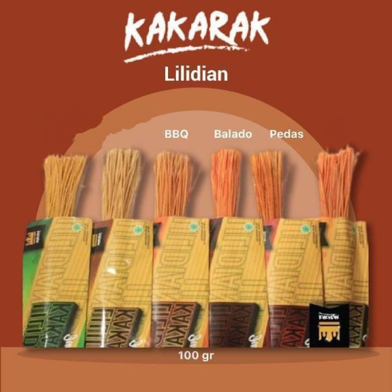 

Makanan Ringan - Kakarak Lilidian 100gr