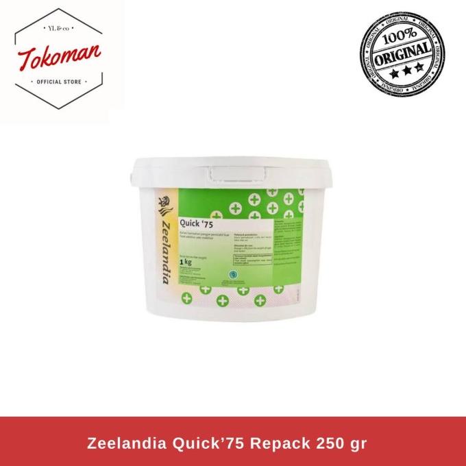 

Zeelandia Quick 75 TBM Repack 250gr / 250 gr Pengembang Kue TERLARIS TERPERCAYA ORIGINAL