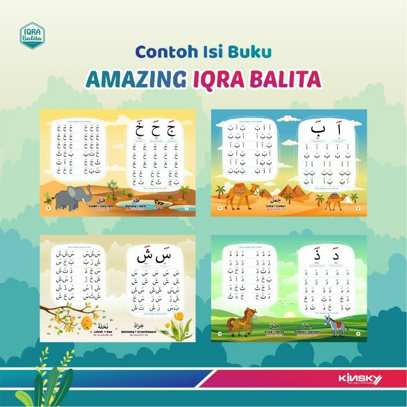 Amazing Iqra Balita Plus Animals in Quran Iqro Balita Kinsky ORIGINAL-2