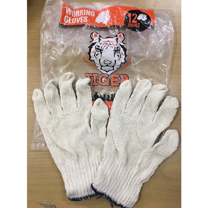 Sarung Tangan Kain Tiger / Sarung Tangan / Sarung Tangan Kain Murah