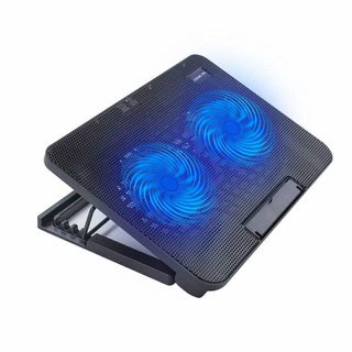 Stand Cooling Pad Cooler Kipas pendingin Laptop Notebook 2 Fan N99 17”