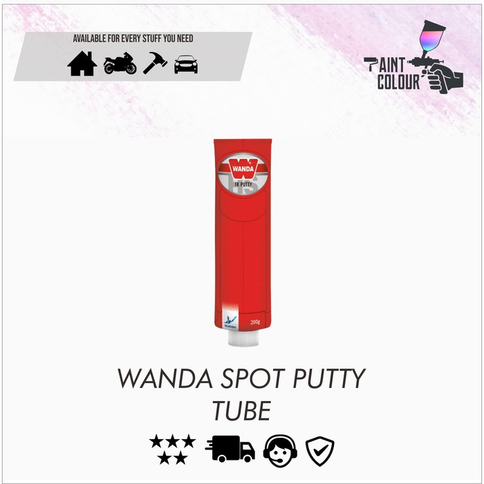 Dempul Halus Spot Putty Wanda Tube 200gr