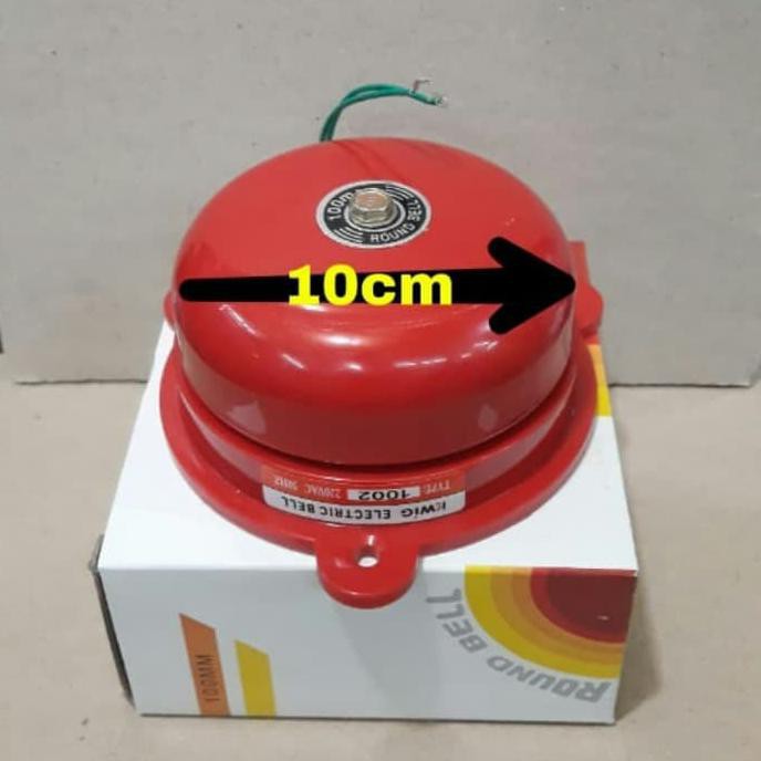 Cuci Gudang bel rumah suara besar✨ Round bell bel kring listrik pabrik sekolah Fire alarm AC 220V