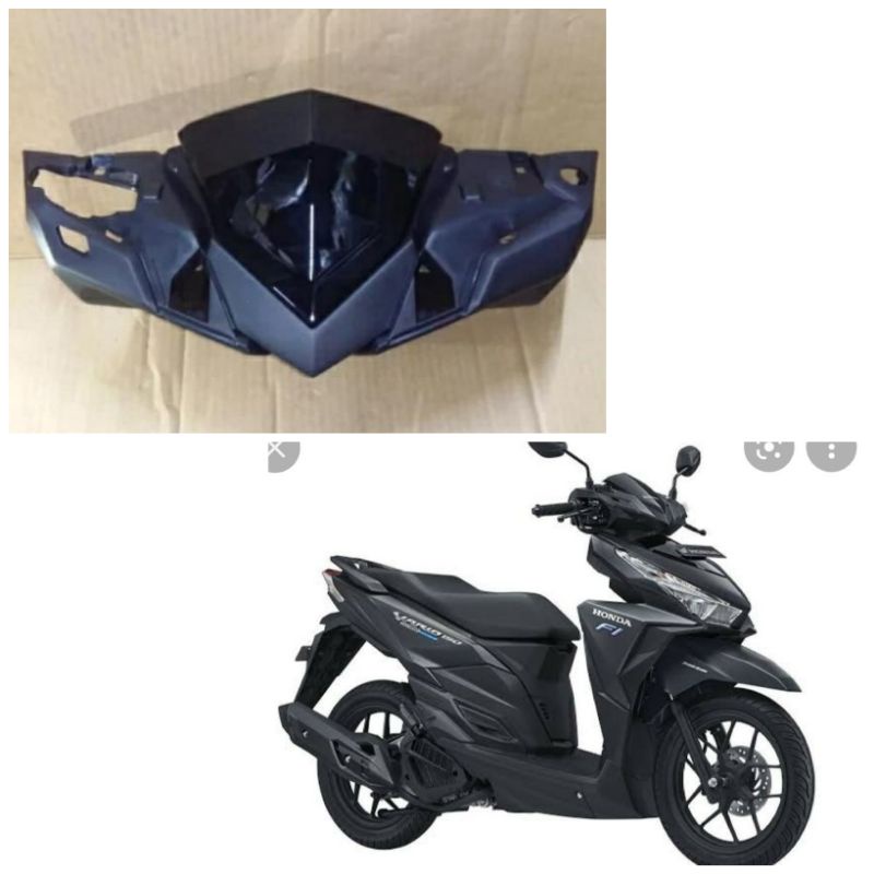 BATOK DEPAN VARIO 125 150 LED OLD HITAM DOFF