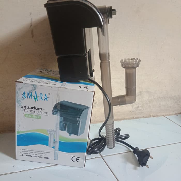 Amara AA 502 Hanging Filter Gantung Aquarium Aquascape Hang On AA502