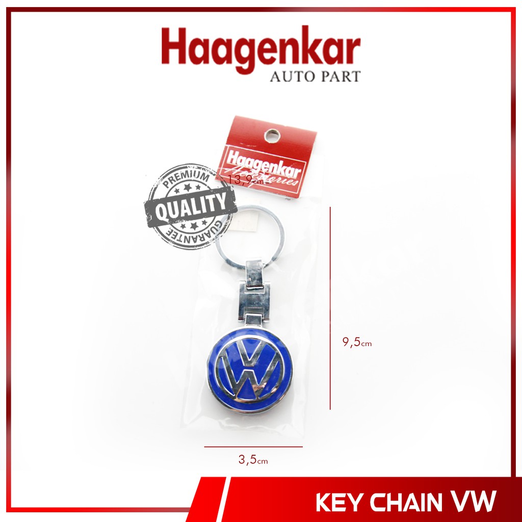 Keychain / gantungan kunci logo mobil VW