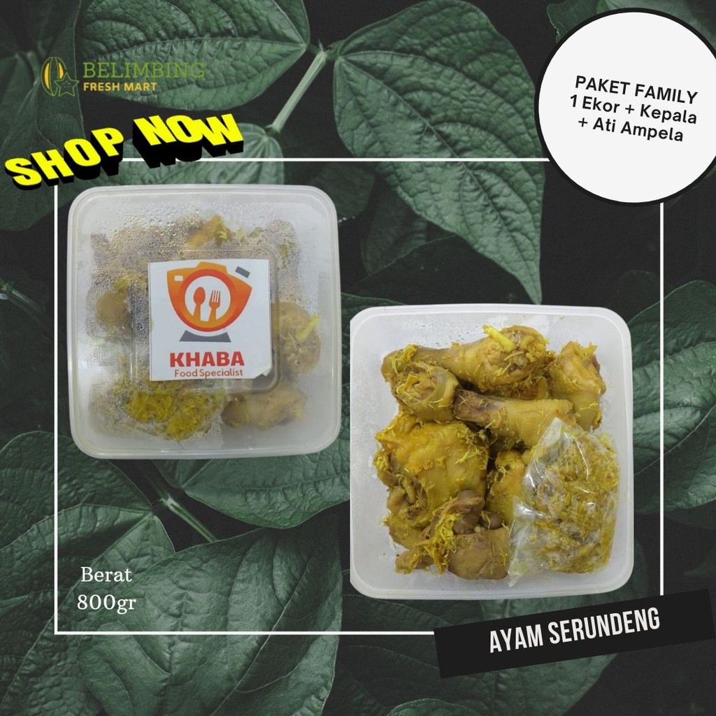 

AYAM | AYAM SERUNDENG FAMILY PACK