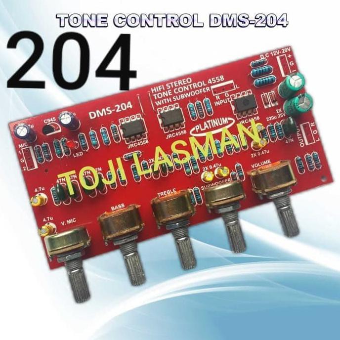 Tone Control +Subwofer Tone Subwofer Dms 204 Platinum Stereo