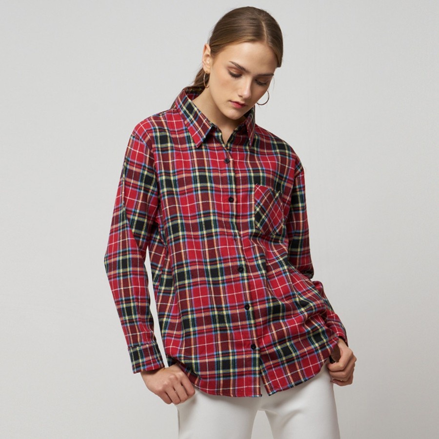 KLARA SHIRT grosir kemeja wanita kerja kantor wolfis muslimah remaja lengan panjang jumbo besar