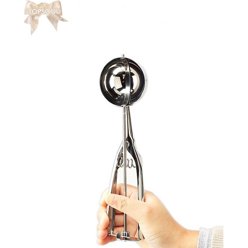 5E2U SCOOP ICE CREAM / SENDOK TAKAR ES KRIM BULAT DIAMETER 5 CM STAINLESS W3Y5