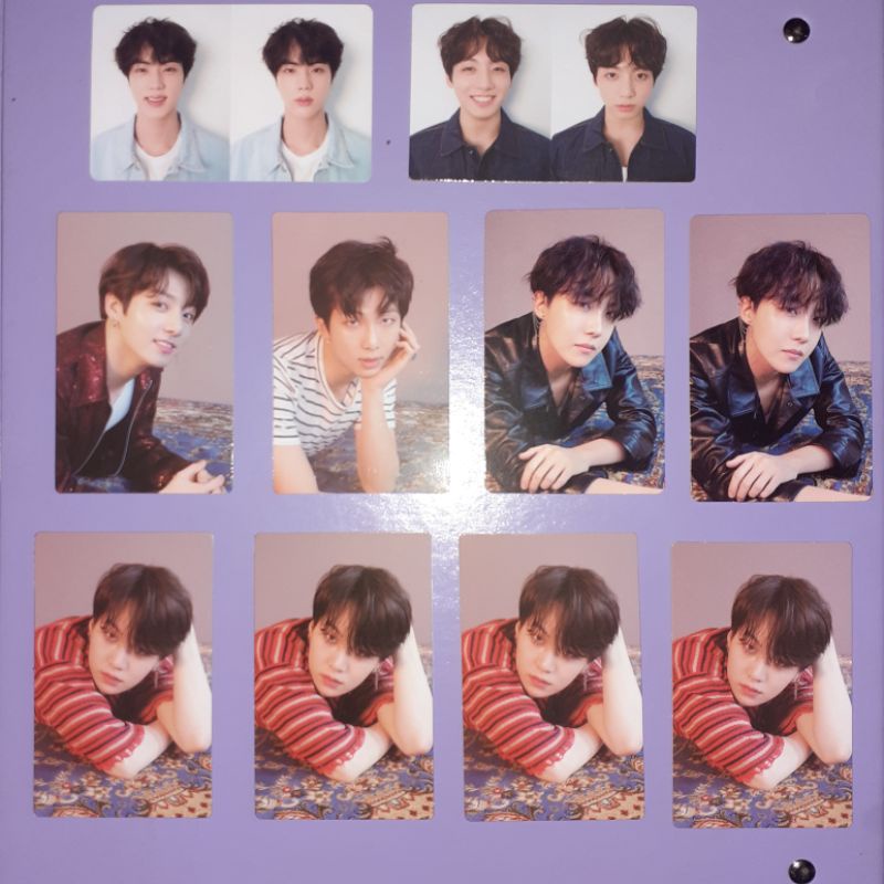 Photocard BTS tear R Tear O (Jungkook,Yoongi,Namjoon,Jin,J-Hope)