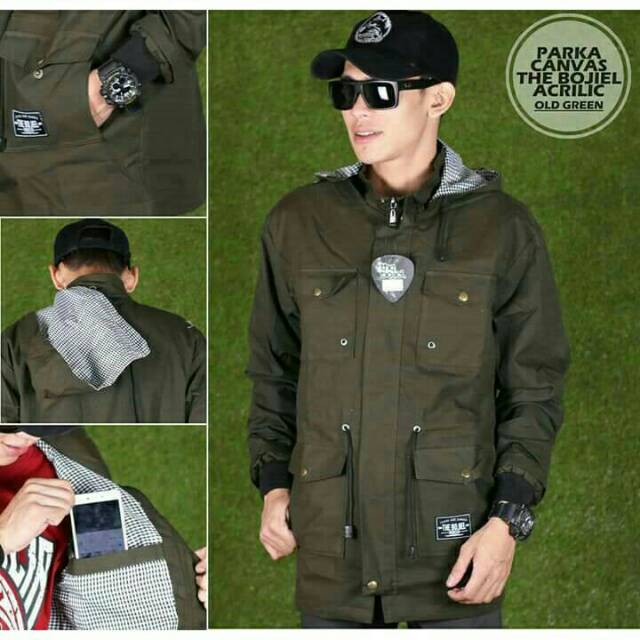 PROMOOOO JAKET PARKA  KANVAS PREMIUM THE BOJIEL / JAKET PARKA PRIA